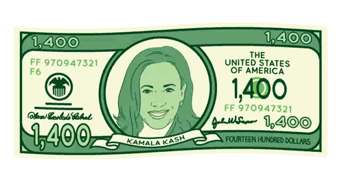 US 1400 Dollar Bill