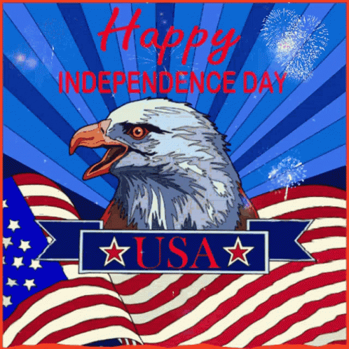 Eagle Happy Independence Day Usa GIF