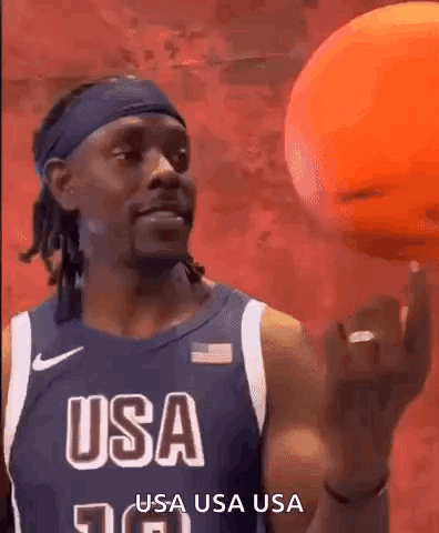Usa Basketball Adebayo Ball Spin GIF