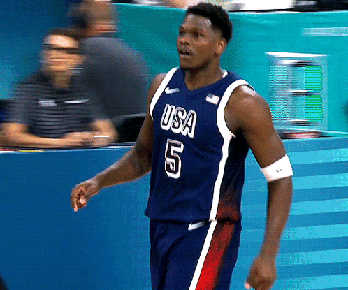 Usa Basketball Anthony Edwards Excited GIF