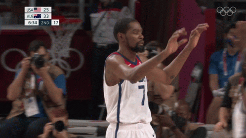 Usa Basketball Kevin Durant Dap GIF