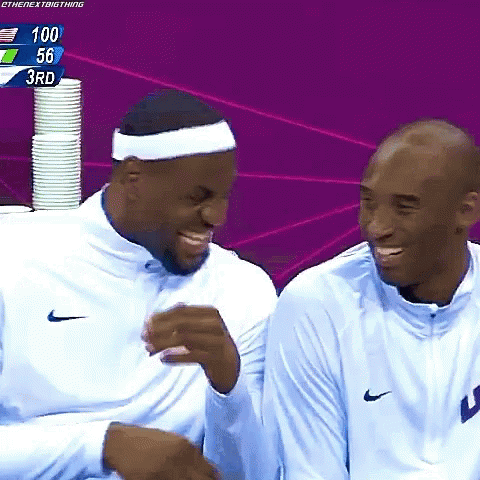 Usa Basketball Kobe And Lebron GIF