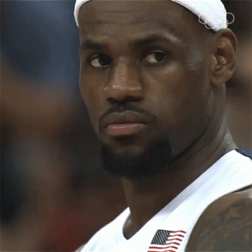 Usa Basketball Lebron James Eyebrows GIF