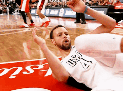 Usa Basketball Steph Curry Slide GIF