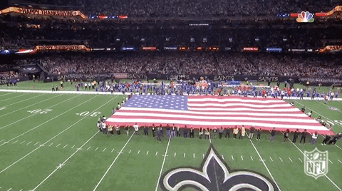 Usa Flag United States Football GIF