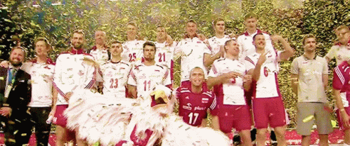 Usa Volleyball Gold Confetti Celebration GIF