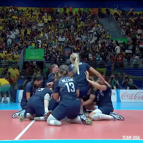 Usa Volleyball Paralympics Women's Team GIF