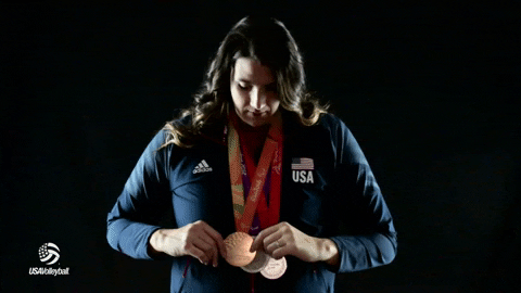 Usa Volleyball Rio Gold Medal GIF