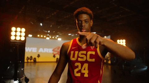 Usc Player Pointing At Camera GIF