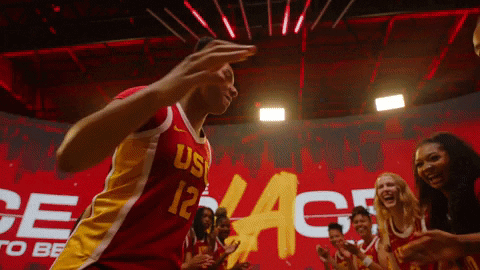 Usc Woman Handshake With Her Teammate GIF