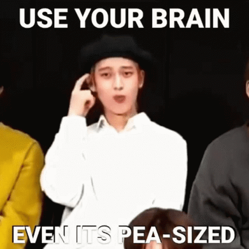 Use Your Brain Meme GIF