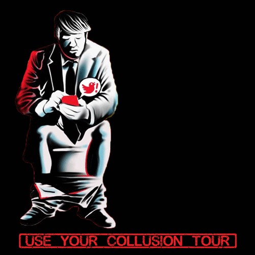 Use Your Collusion Tour Donald Trump On Toilet GIF