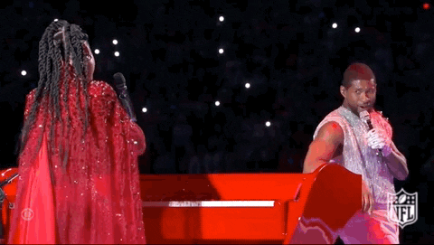Usher Alicia Keys Duet Performance Meme GIF