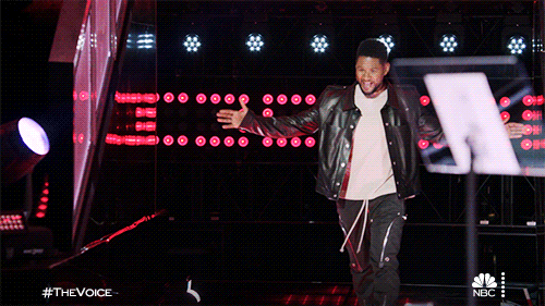 Usher Dramatic Entrance The Voice Meme GIF