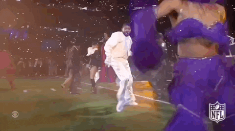 Usher Fast Legs Dancing Super Bowl GIF
