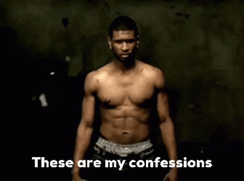 Usher Half Naked My Confessions Meme GIF