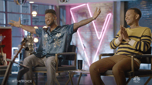Usher In The Voice GIF
