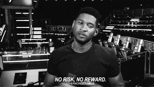 Usher No Risk No Reward Meme GIF