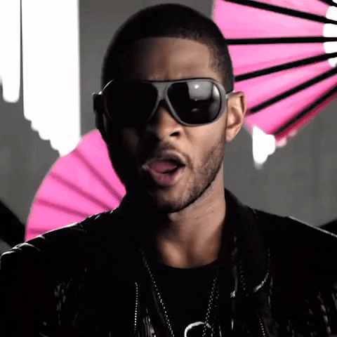 Usher Performing With Shades GIF