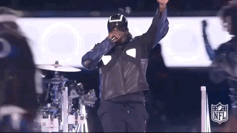 Usher Stage Performance GIF