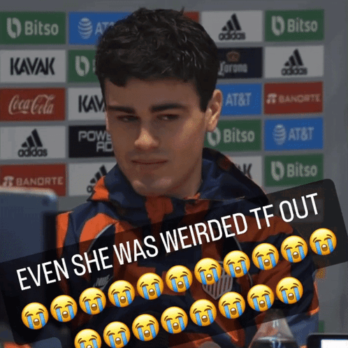 Usmnt Player Giovanni Reyna Weirded Out Face GIF