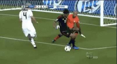 Usmnt Players Defending Goal Against Mexico GIF