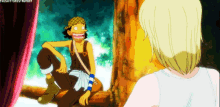 Usopp Falling Off A Tree GIF