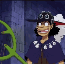 Usopp In Weird Costume GIF
