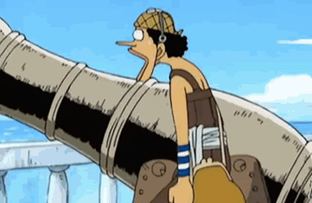 Usopp Mouth Hanging Open GIF