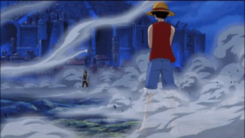 Usopp Standing On Smoky Land GIF