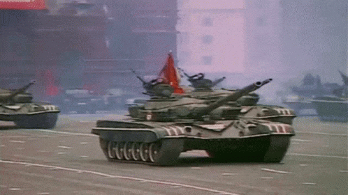 Ussr Battle Tanks Parade GIF