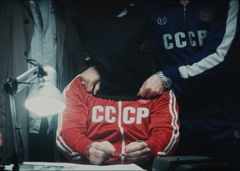 Ussr Interrogation Victim Wearing Black Hood GIF