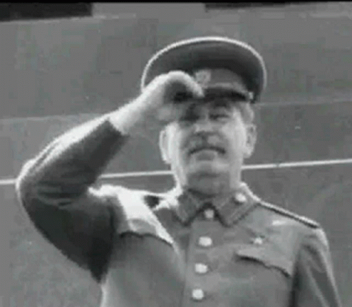 Ussr Joseph Stalin Hat Salute GIF
