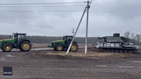 Ussr Military Vehicles Parading GIF