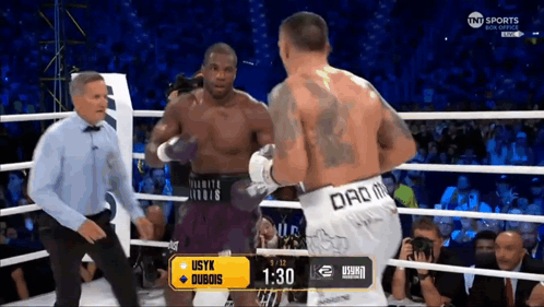 Usyk vs Dubois Boxing Match on TNT Sports