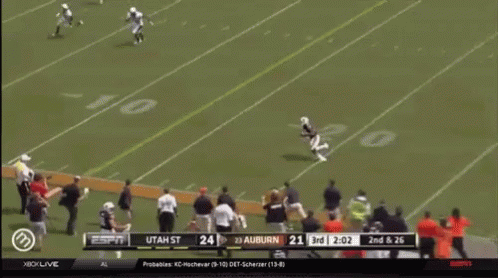 Utah Auburn Kickoff GIF