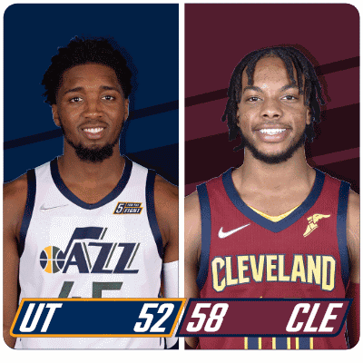 Utah Jazz and Cleveland Cavaliers Players