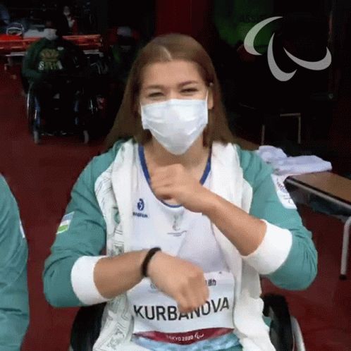Uzbekistan Paralympic Athlete Nurkhon Kurbanova GIF