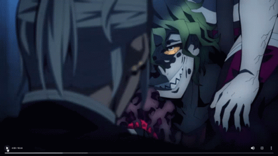 Uzui Vs Gyutaro Demon Slayer GIF