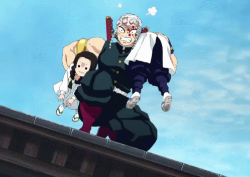 Uzui Vs Gyutaro Funny Scene GIF