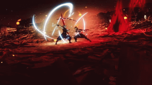 Uzui Vs Gyutaro The Great Fight GIF