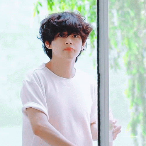 V Got Home With Smile GIF