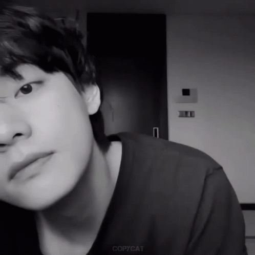 V Is Cute On Camera GIF