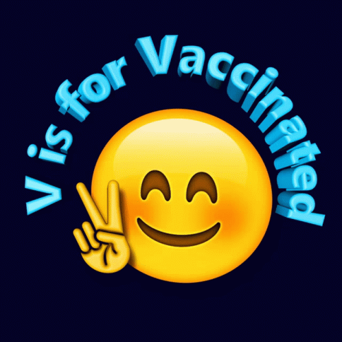 V Is For Vaccinated Covid Meme GIF