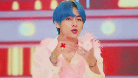 V Performing In Concert GIF