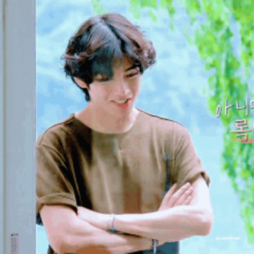 V Shy On Camera GIF