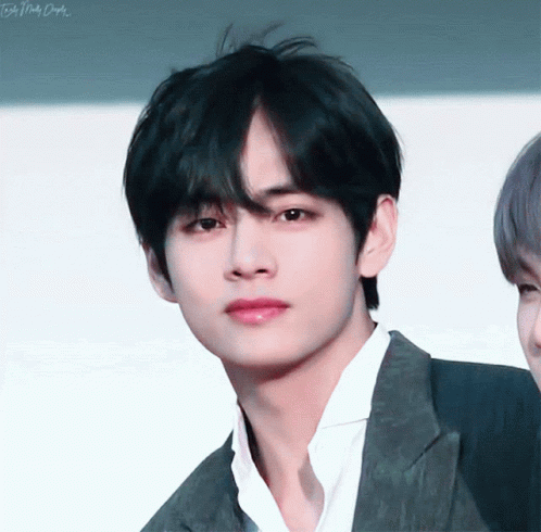 V Smiling At Camera GIF
