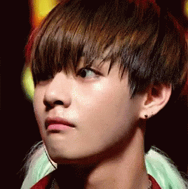 V Was Stunned And Amazed GIF
