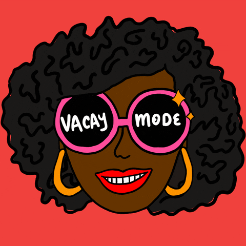 Vacation Mode Beach Day Fun Artwork GIF