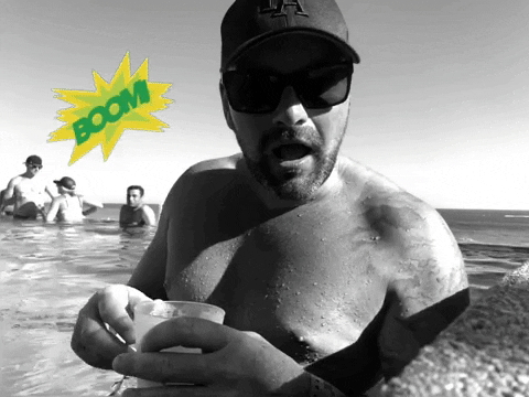 Vacation Mode Boom Pool Party GIF